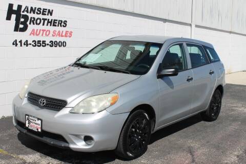 2005 Toyota Matrix for sale at HANSEN BROTHERS AUTO SALES in Milwaukee WI