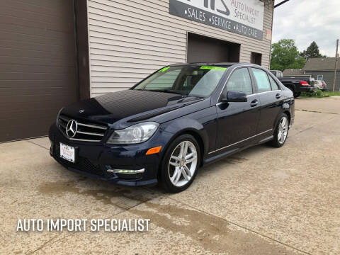 2014 Mercedes-Benz C-Class for sale at Auto Import Specialist LLC in South Bend IN