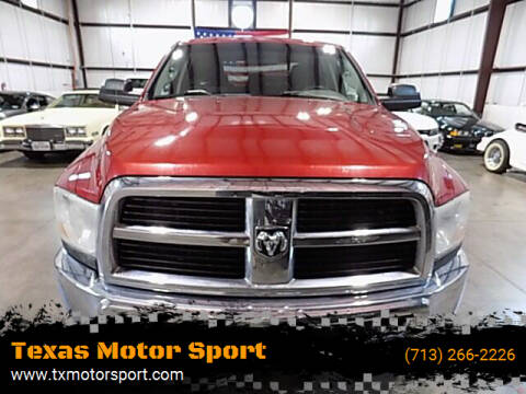 2010 Dodge Ram Pickup 2500 for sale at Texas Motor Sport in Houston TX