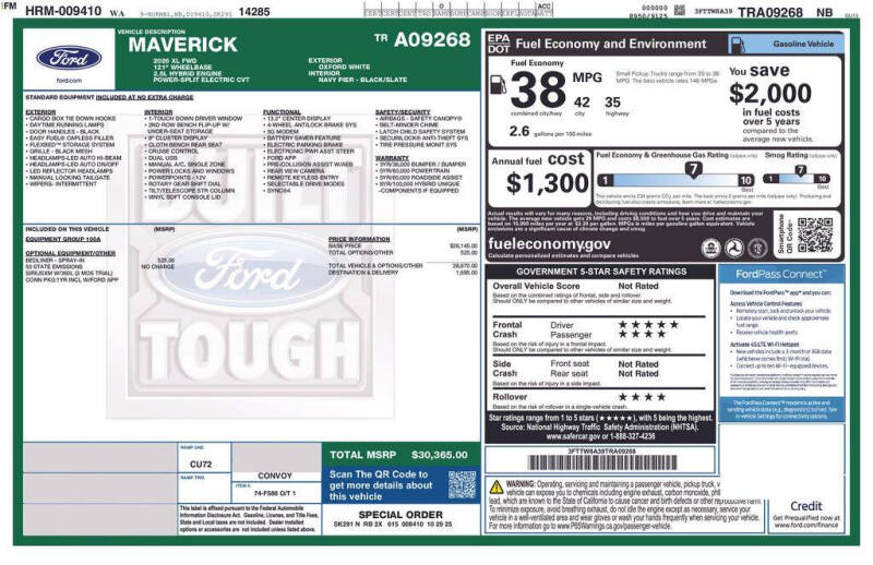 2026 Ford Maverick XL