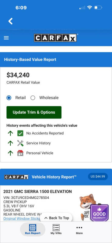 2021 GMC Sierra 1500 Elevation