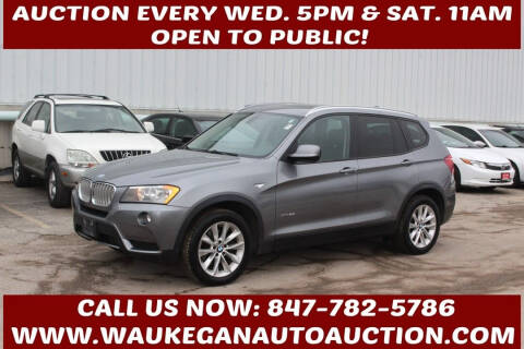 2013 BMW X3 for sale at Waukegan Auto Auction in Waukegan IL