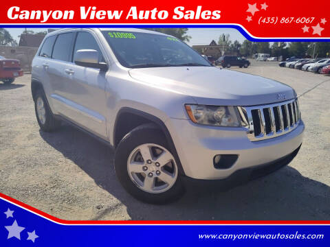 2011 Jeep Grand Cherokee for sale at Canyon View Auto Sales in Cedar City UT