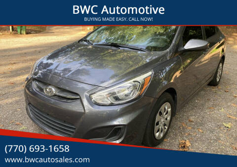 2016 Hyundai Accent for sale at BWC Automotive in Kennesaw GA