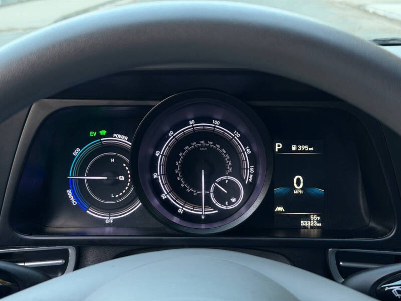 2022 Hyundai Elantra Hybrid Blue