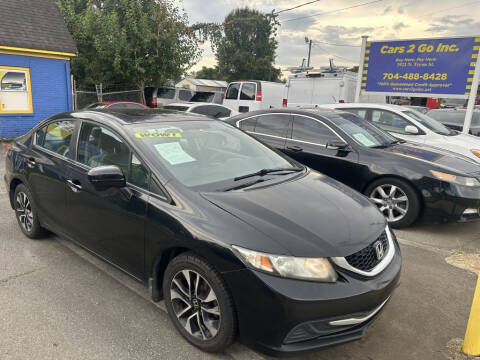 2014 Honda Civic for sale at Cars 2 Go, Inc. in Charlotte NC