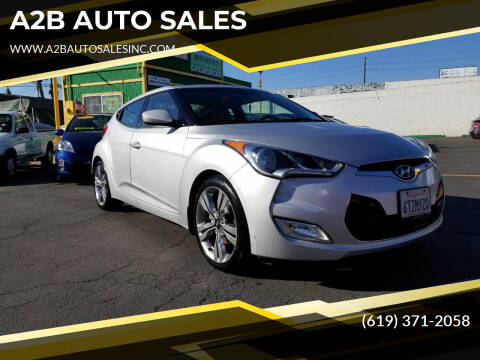 2012 Hyundai Veloster for sale at A2B AUTO SALES in Chula Vista CA