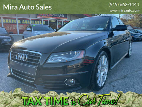 2012 Audi A4 for sale at Mira Auto Sales in Raleigh NC