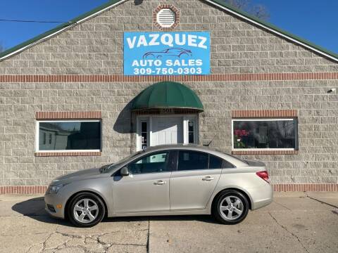 2014 Chevrolet Cruze for sale at VAZQUEZ AUTO SALES in Bloomington IL