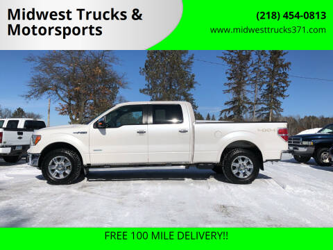 2012 Ford F-150 for sale at Midwest Trucks & Motorsports in Merrifield MN