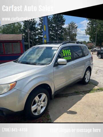 2009 Subaru Forester for sale at Carfast Auto Sales in Dolton IL