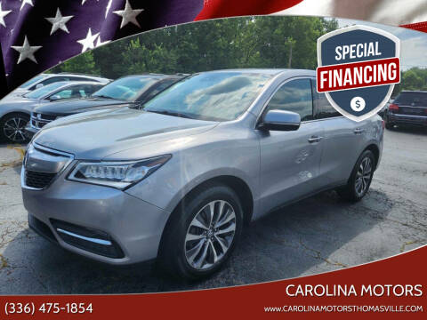 2016 Acura MDX for sale at Carolina Motors in Thomasville NC