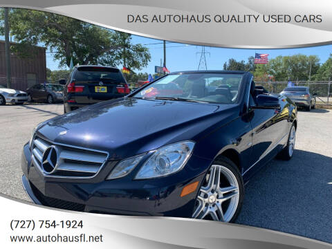 2012 Mercedes-Benz E-Class for sale at Das Autohaus Quality Used Cars in Clearwater FL