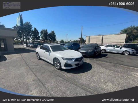 2021 Acura TLX for sale at Silver Star Auto in San Bernardino CA