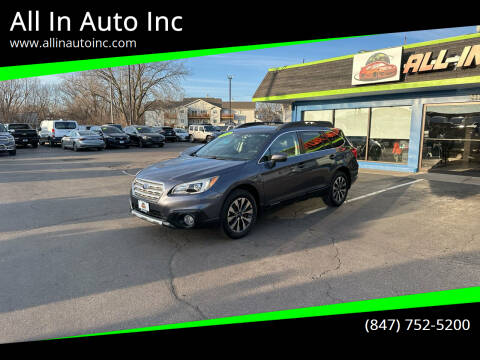 2016 Subaru Outback for sale at All In Auto Inc in Palatine IL