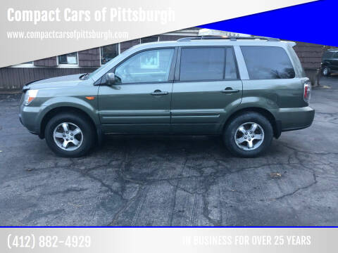 2008 Honda Pilot for sale at Compact Cars of Pittsburgh in Pittsburgh PA