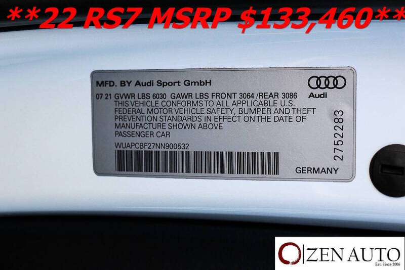 2022 Audi RS 7 4.0T quattro