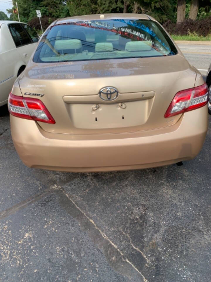 2010 Toyota Camry for sale at Chuckie Bizzarro's Fleetwing Auto in Erie, PA