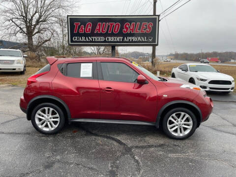 2014 Nissan JUKE for sale at T & G Auto Sales in Florence AL