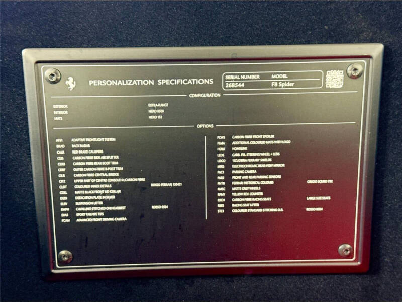 2021 Ferrari F8 Spider