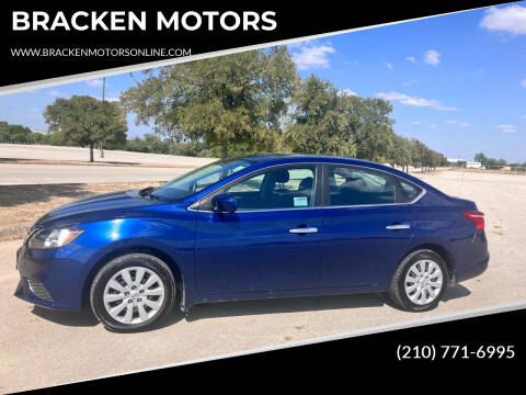 2019 Nissan Sentra for sale at BRACKEN MOTORS in San Antonio TX