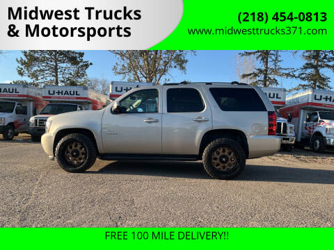 2013 Chevrolet Tahoe for sale at Midwest Trucks & Motorsports in Merrifield MN