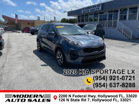 2020 Kia Sportage for sale at Modern Auto Sales in Hollywood FL