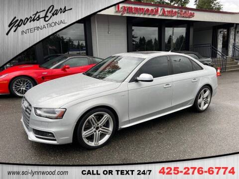 2013 Audi S4 for sale at Sports Cars International in Lynnwood WA
