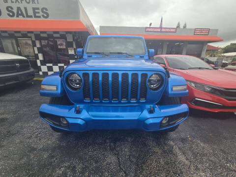 2022 Jeep Gladiator for sale at Import & Export Auto Sales in Hialeah FL