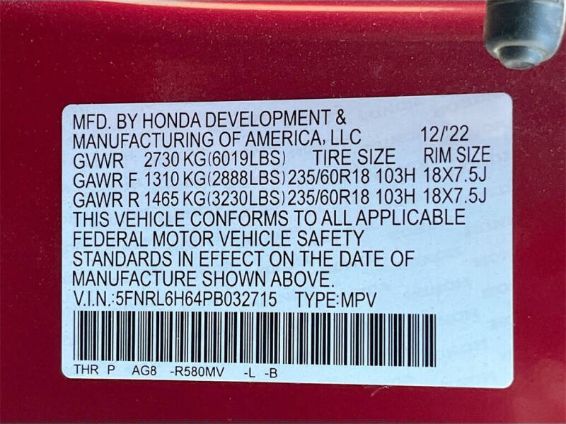 2023 Honda Odyssey EX-L