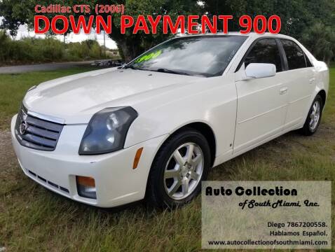 2006 Cadillac CTS for sale at AUTO COLLECTION OF SOUTH MIAMI in Miami FL