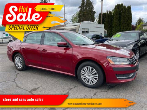2015 Volkswagen Passat for sale at steve and sons auto sales - Steve & Sons Auto Sales 2 in Portland OR