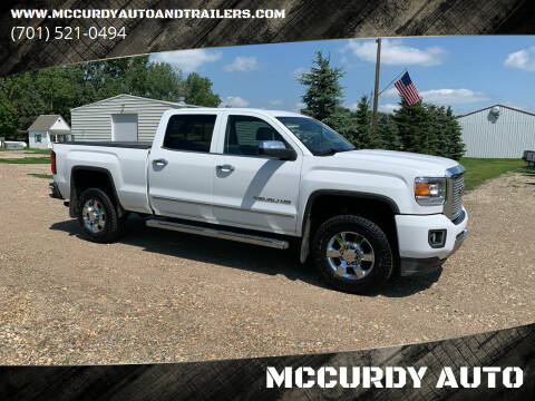 2015 GMC Sierra 2500HD for sale at MCCURDY AUTO in Cavalier ND
