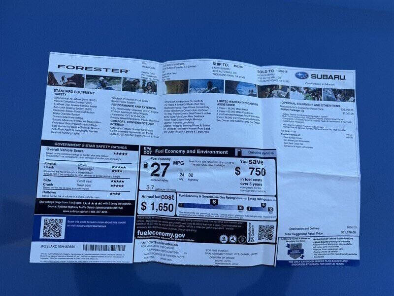 2016 Subaru Forester 2.5i Limited