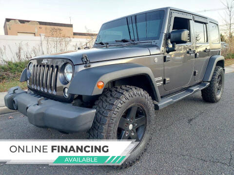 2017 Jeep Wrangler Unlimited for sale at New Jersey Auto Wholesale Outlet in Union Beach NJ