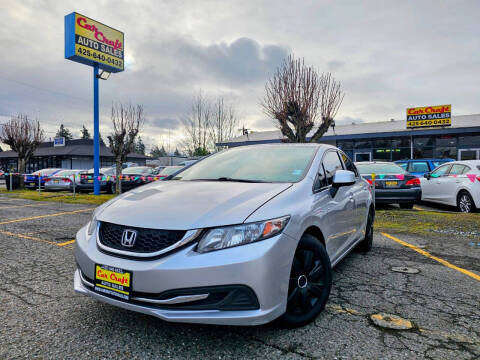 2013 Honda Civic for sale at Car Craft Auto Sales in Lynnwood WA