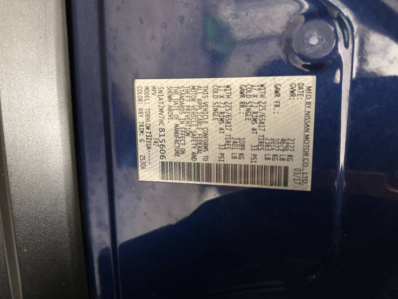 2017 Nissan Rogue SV