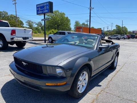 2007 Ford Mustang for sale at Brewster Used Cars in Anderson SC