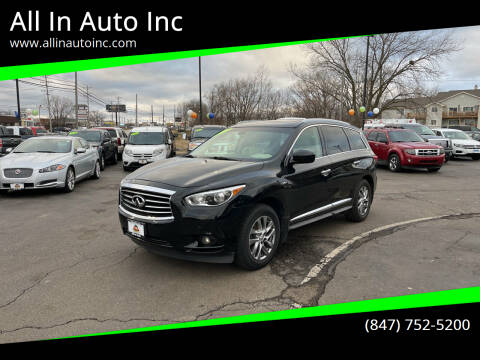 2015 Infiniti QX60 for sale at All In Auto Inc in Palatine IL