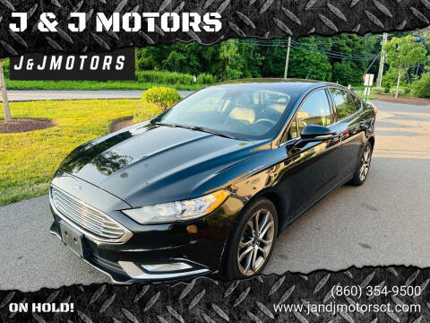 2017 Ford Fusion for sale at J & J MOTORS in New Milford CT