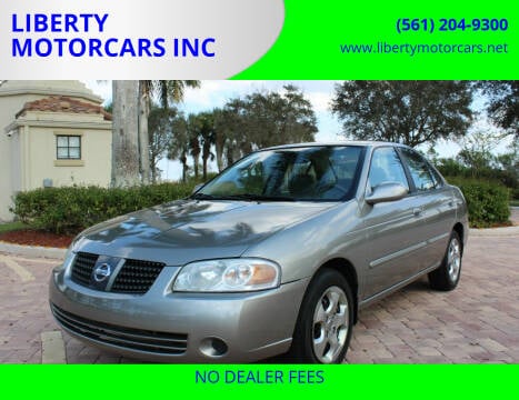 2006 Nissan Sentra for sale at LIBERTY MOTORCARS INC in Royal Palm Beach FL