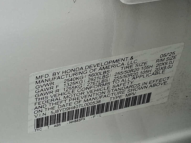2026 Acura MDX w/Tech