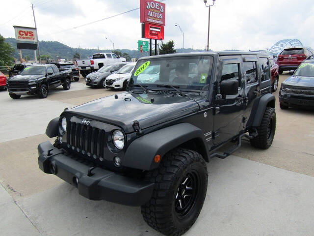 2017 Jeep Wrangler Unlimited for sale at Joe s Preowned Autos in Moundsville, WV