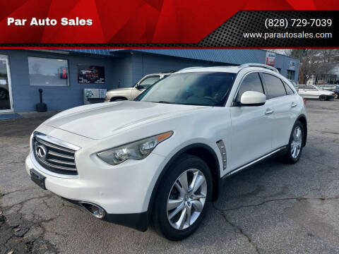 2012 Infiniti FX35 for sale at Par Auto Sales in Granite Falls NC