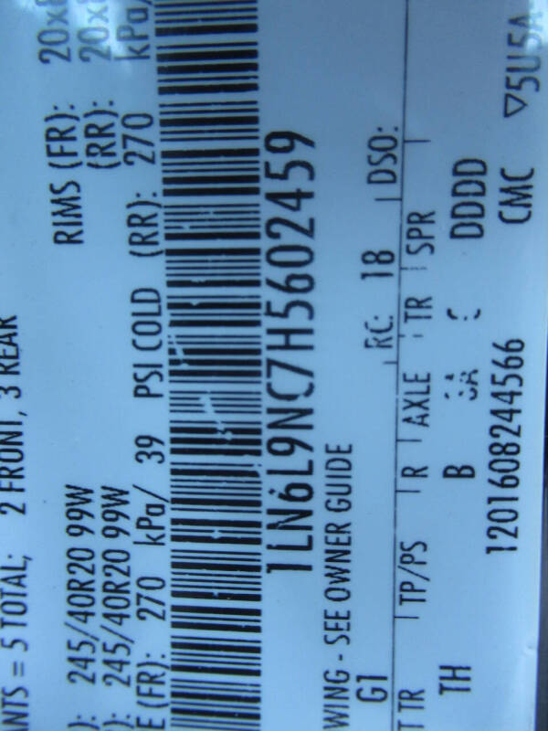 2017 Lincoln Continental Reserve