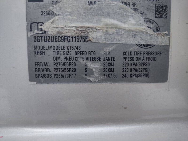 2015 GMC Sierra 1500