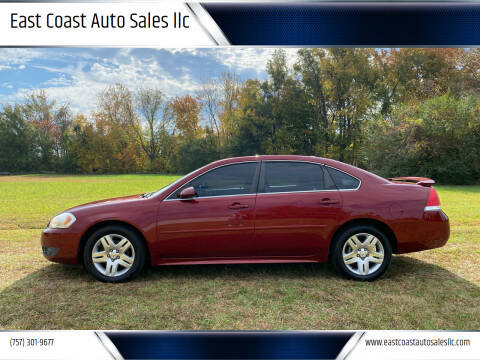 2011 Chevrolet Impala for sale at East Coast Auto Sales llc in Virginia Beach VA