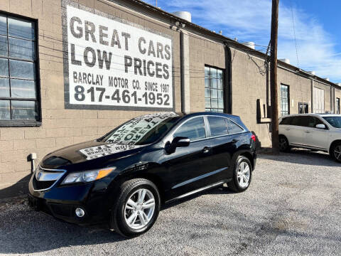 2014 Acura RDX for sale at BARCLAY MOTOR COMPANY in Arlington TX