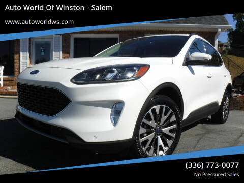 2020 Ford Escape for sale at Auto World Of Winston - Salem in Winston Salem NC