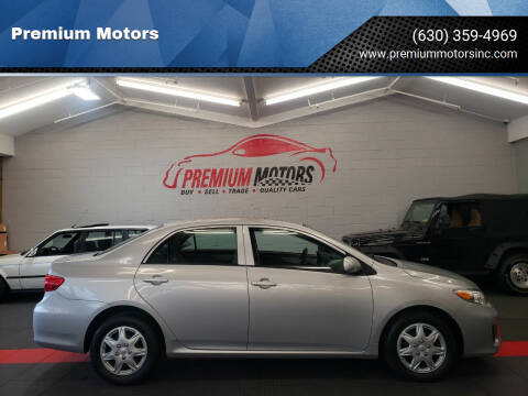 2013 Toyota Corolla for sale at Premium Motors in Villa Park IL